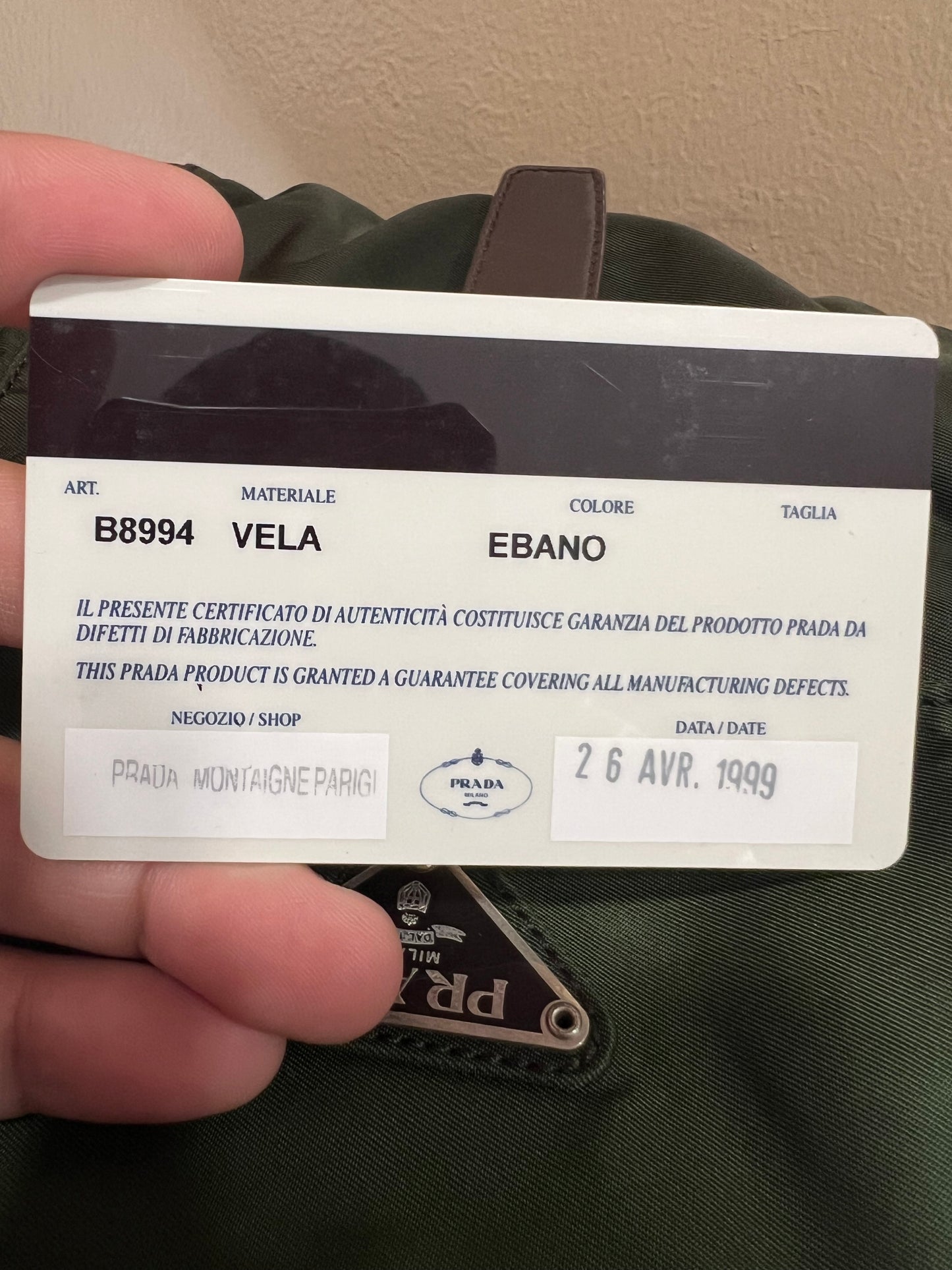 PRADA Vintage Nylon Crossbody Bag