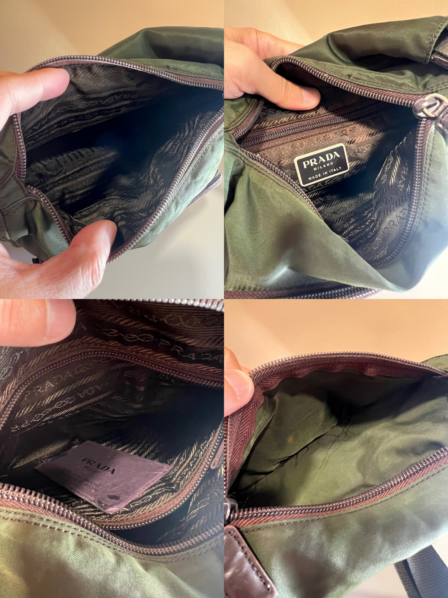 PRADA Vintage Nylon Crossbody Bag